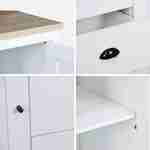 Sideboard COTTAGE Weiß - mit 3 Schubladen, 2 Türen, 119x39,5x77 cm Photo7