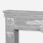 Copri caminetto - Romance - in legno grigio chiaro Photo6