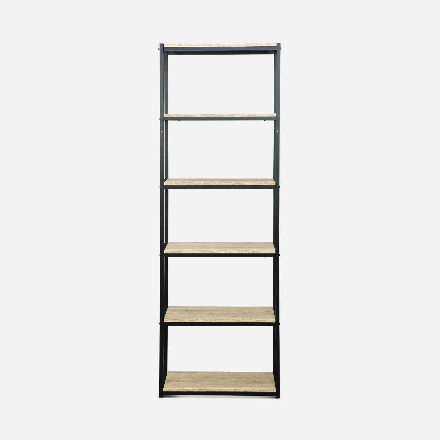 Libreria design 60 cm - metallo bianco - 4 livelli