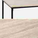  Mesas de centro em metal e madeira, encastráveis - Loft - mesas de encaixe, 100x48x48cm e 40x40x40cm Photo7