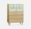 Commode décor bois vert d'eau - 6 tiroirs  | sweeek