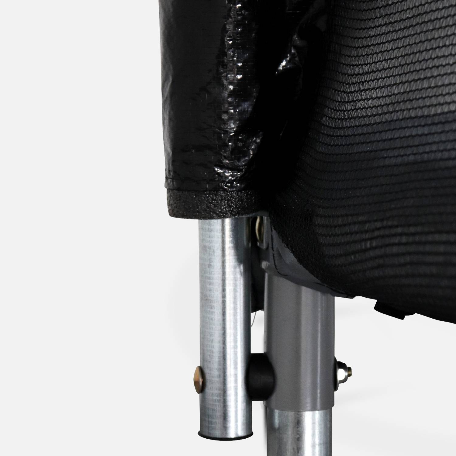 Trampoline 250 cm, gris, avec filet de protection, bâche, filet pour chaussures, kit d’ancrage Photo7