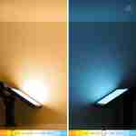 Paire de projecteurs LED solaires puissants, 48 LED, à piquer ou visser au mur Photo6