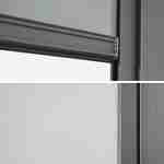 Pergola Bioclimatique gris anthracite 300 x 400cm, aluminium à lames orientables + store 300cm + store 400cm Photo4