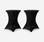 Statafelhoes GALA – set van 2 - Ø80cm - polyester - zwart | sweeek