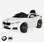 BMW GT6 Gran Turismo blanche, voiture électrique 12V, 1 place, cabriolet pour enfants avec autoradio et télécommande