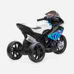 BMW HP4, moto électrique bleue pour enfants 6V 4Ah, 1 place Photo6