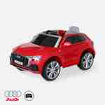 AUDI Q8 Rotes Elektroauto 12V, 1 Sitz, 4x4 für Kinder mit Autoradio und Fernsteuerung Photo1
