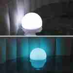 Lampe flottante pour spa gonflable MSPA Ø12cm, LED pour spa, 16 couleurs, rechargeable, télécommande Photo4