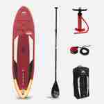 Stand Up Paddle Gonflable – Atlas 12'- 15cm d'épaisseur - Pack stand up paddle gonflable (SUP) avec pompe haute pression, pagaie, leash et sac de rangement inclus Photo1