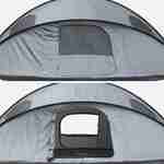Tent voor trampoline Ø484cm (binnen- en buitennet) polyester, UV behandeld, 2 ingangen, 4 ramen & transporttas Photo3
