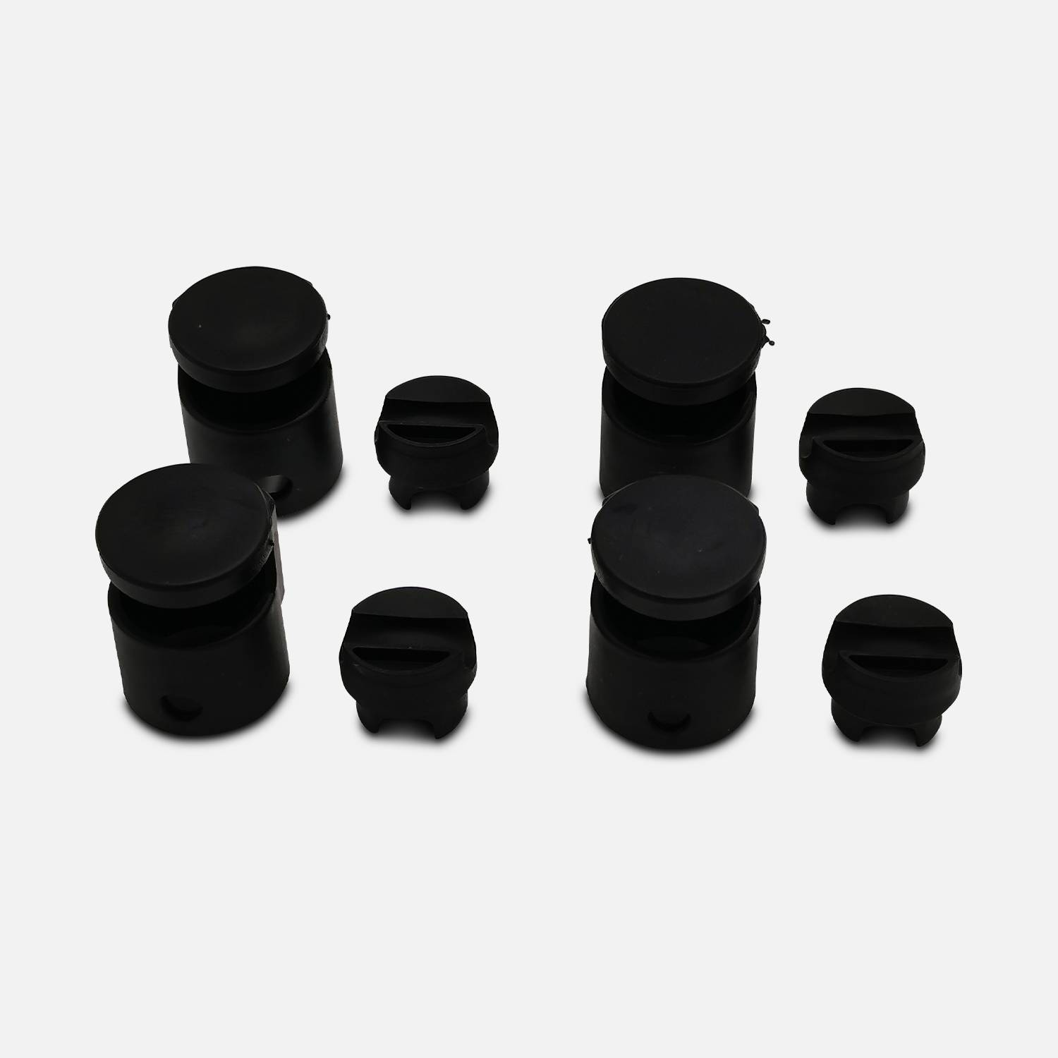 Set of 4 top net post caps for indoor net trampolines sweeek