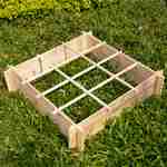 Orto quadrato 90x90cm, Farro - orto in legno Photo2