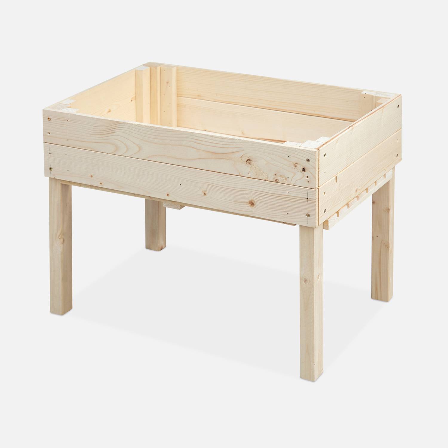 Huerto infantil sobre patas de madera de pino canadiense FSC - Tulipán Photo2 Huerto infantil sobre patas de madera de pino canadiense FSC - Tulipán Photo2