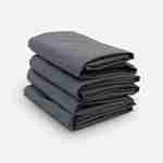 Protective covers for Tripoli & Verona garden furniture set, dark grey. Water-resistant, polyamide coating Photo2