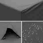 Protective covers for Tripoli & Verona garden furniture set, dark grey. Water-resistant, polyamide coating Photo4