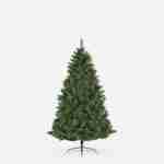 150 cm künstlicher Weihnachtsbaum - HINTON - dicht und buschig, Mix aus Nadeln, wahrheitsgetreues Aussehen, inklusive Ständer Photo4
