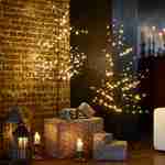 Lichtboom van 150 cm, 144 LEDs, parels en kralen, inclusief voet, kerstversiering Photo1