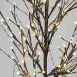 Albero luminoso da 180 cm, 200 led, perline e piedi inclusi - Decorazione natalizia Photo5