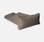 Conjunto de capas de almofada castanhas para mobiliário de jardim Napoli - conjunto completo | sweeek