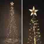 Arbre lumineux conique, 180cm, 200 leds - décoration de Noël Photo1
