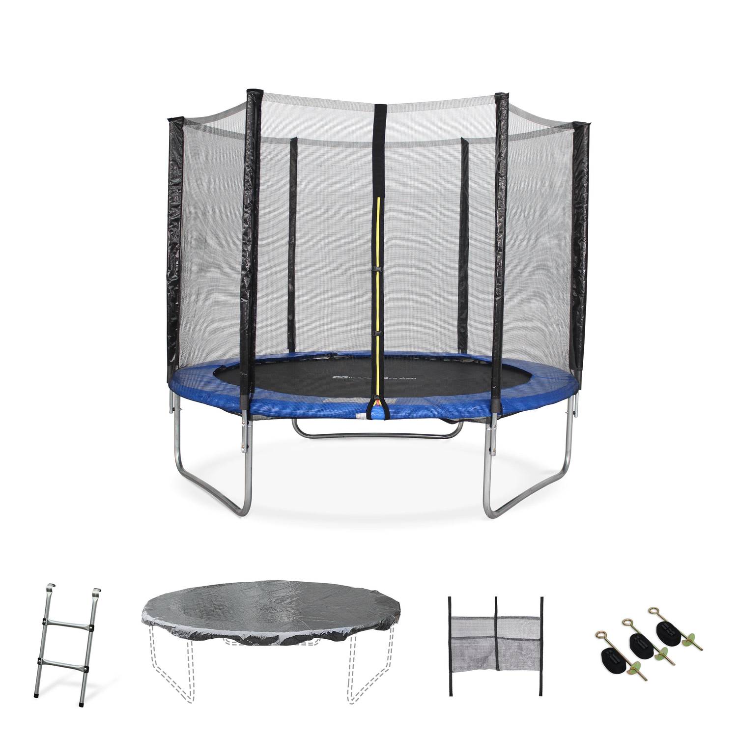8ft trampoline with safety net and accessory kit - Ø250cm - Pluton Photo1
