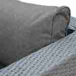 Kissenbezüge Grau Meliert für Gartenmöbel-Set Venezia - Komplettset Photo6