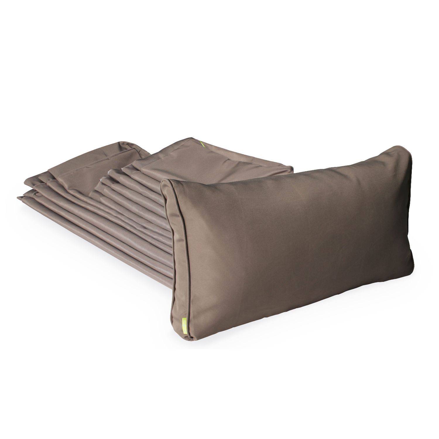Complete set of cushion covers - Caligari - Beige-Brown Photo2