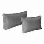 Kissenbezüge in grau für Gartenmöbel-Set Caligari - Komplettset Photo2