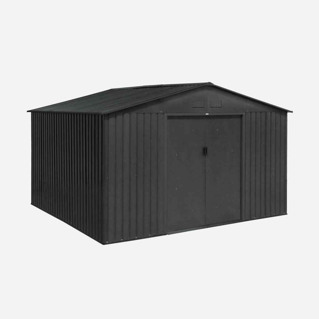 Abri de jardin métal, 10,85m²