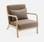Stoffen fauteuil Lorens - L65xP80xH79cm - Beige | sweeek