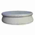 Grey Ø330cm protective cover for Ø300cm round above ground pool, cover for Agate swimming pool Photo2
