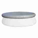 Grey Ø330cm protective cover for Ø300cm round above ground pool, cover for Agate swimming pool Photo1