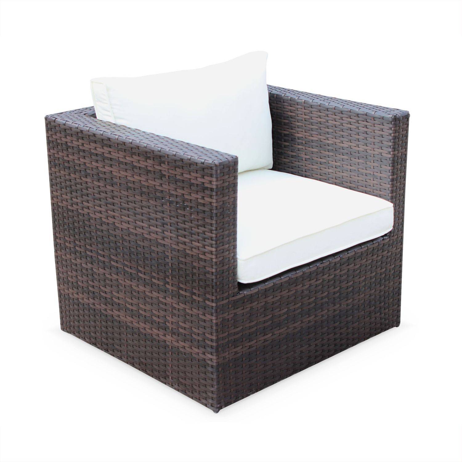 Benito: tuinmeubelen, wicker en aluminium, 5 plaatsen Photo9