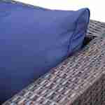 Blue cushion cover set for Napoli garden set - complete set Photo8