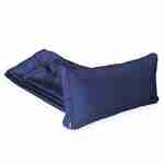 Set Kissenbezüge in Blau für das Set Sessel + Fußhocker - Komplettset Photo1