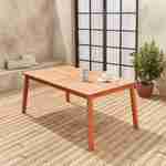 Holz-Gartentisch 180-240cm -Almeria- großer rechteckiger Tisch mit Verlängerung FSC-Eukalyptus Photo1