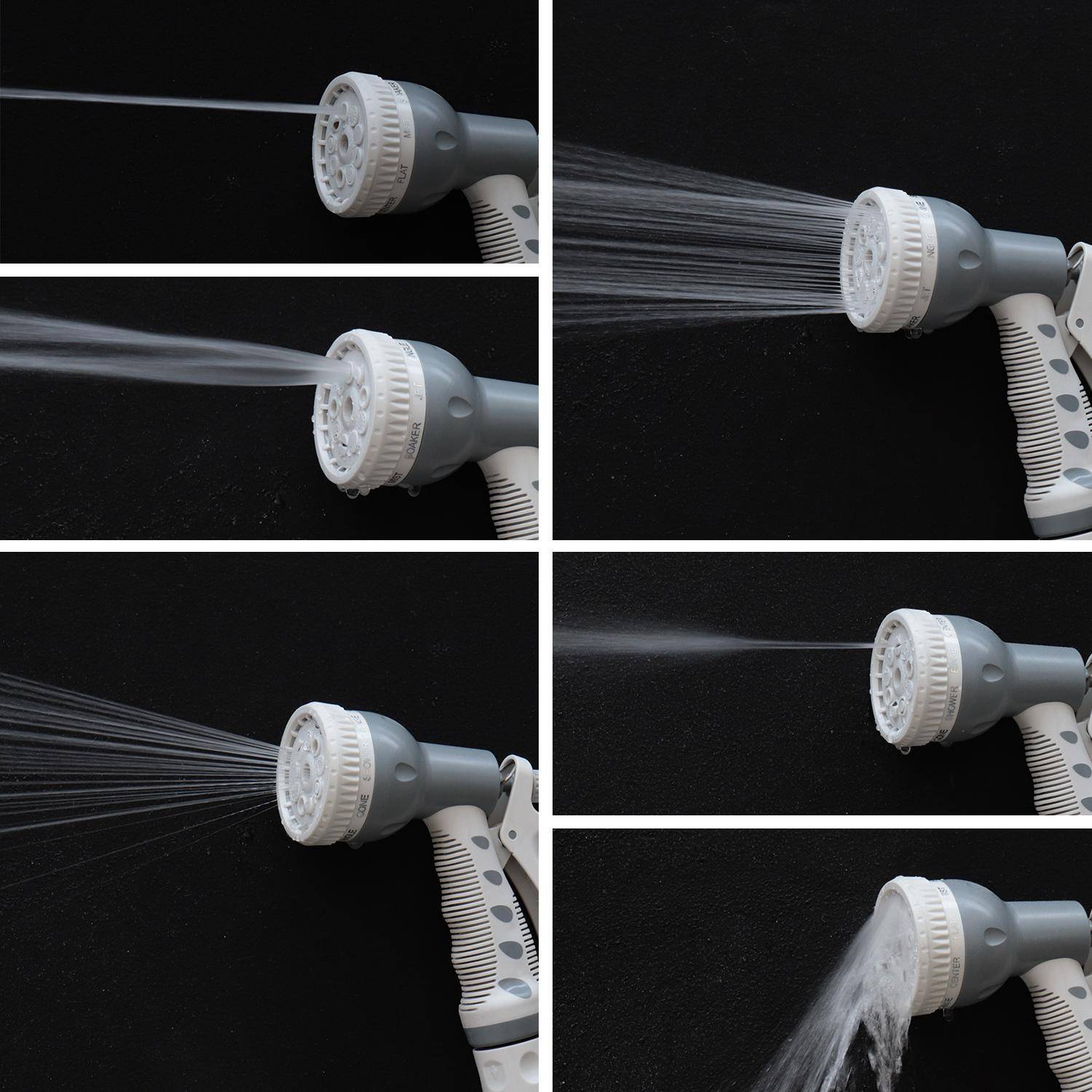 Automatische wandhaspel 30m, haspel met slang, koppeling en Inclusief spuitpistool met 9 functies,sweeek,Photo4