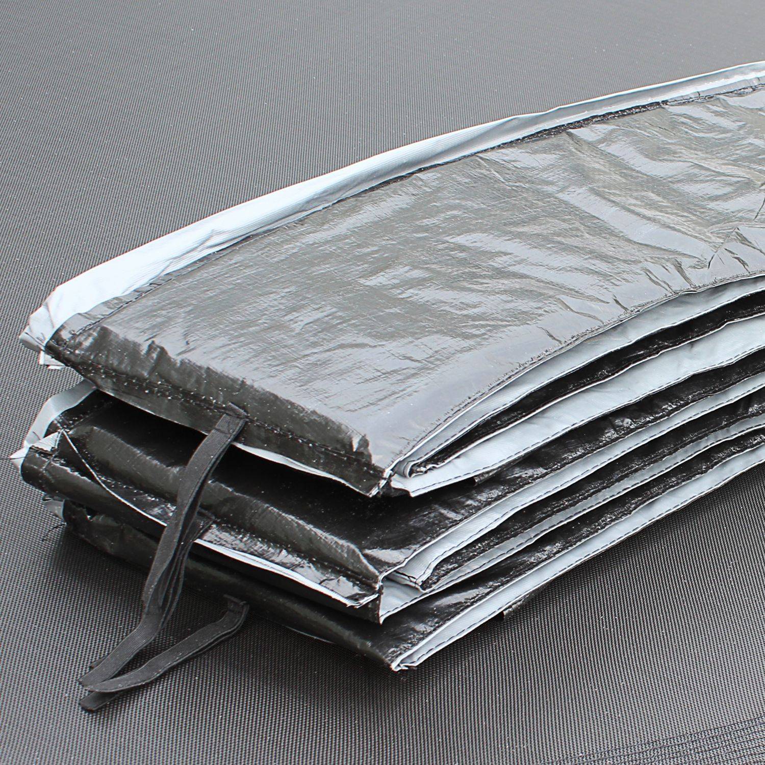 Almofada de proteção das molas do trampolim 180cm - 16mm de espessura - Cinzento Photo2