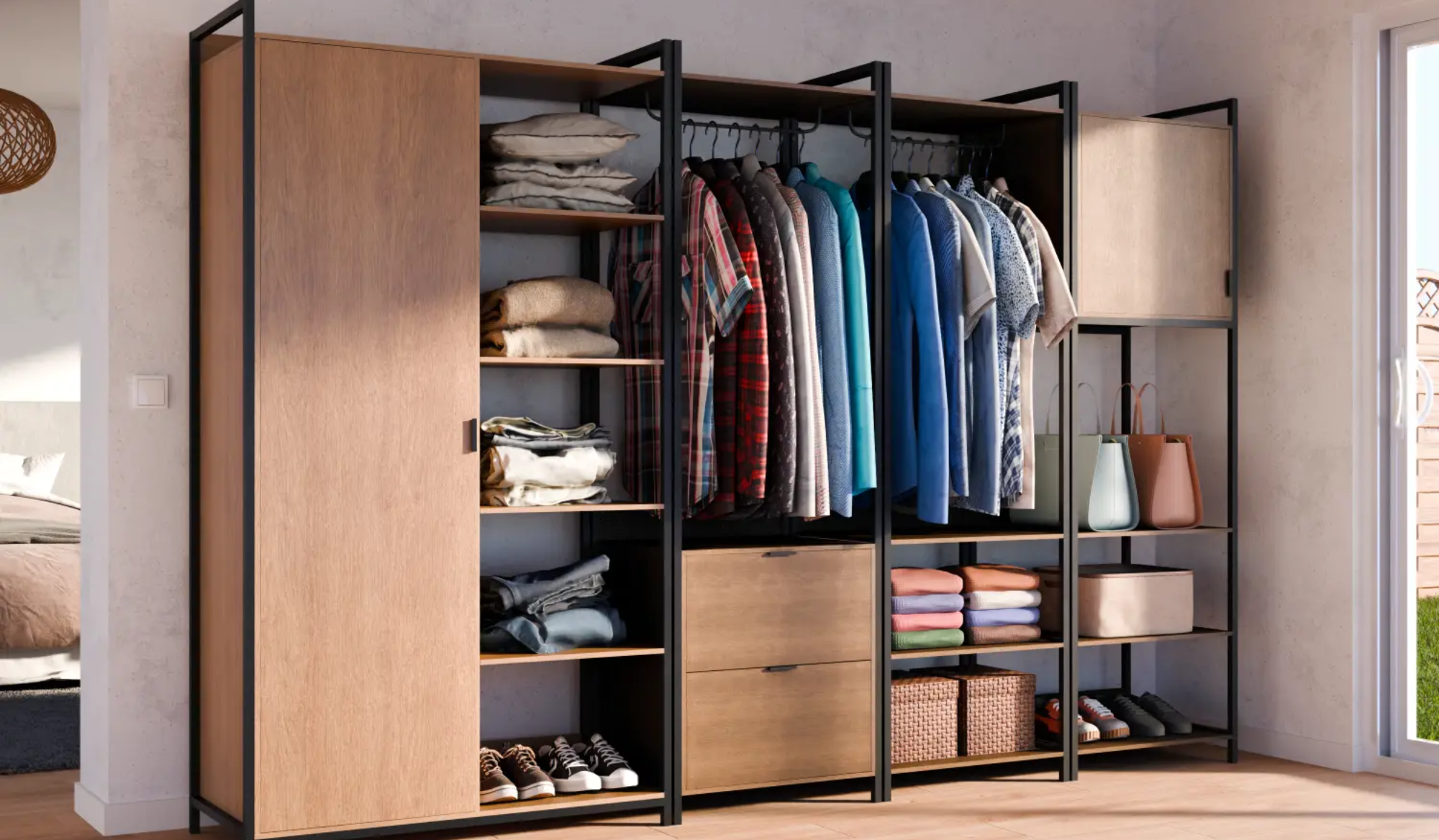 Comment choisir un dressing adapté à une petite chambre ? 