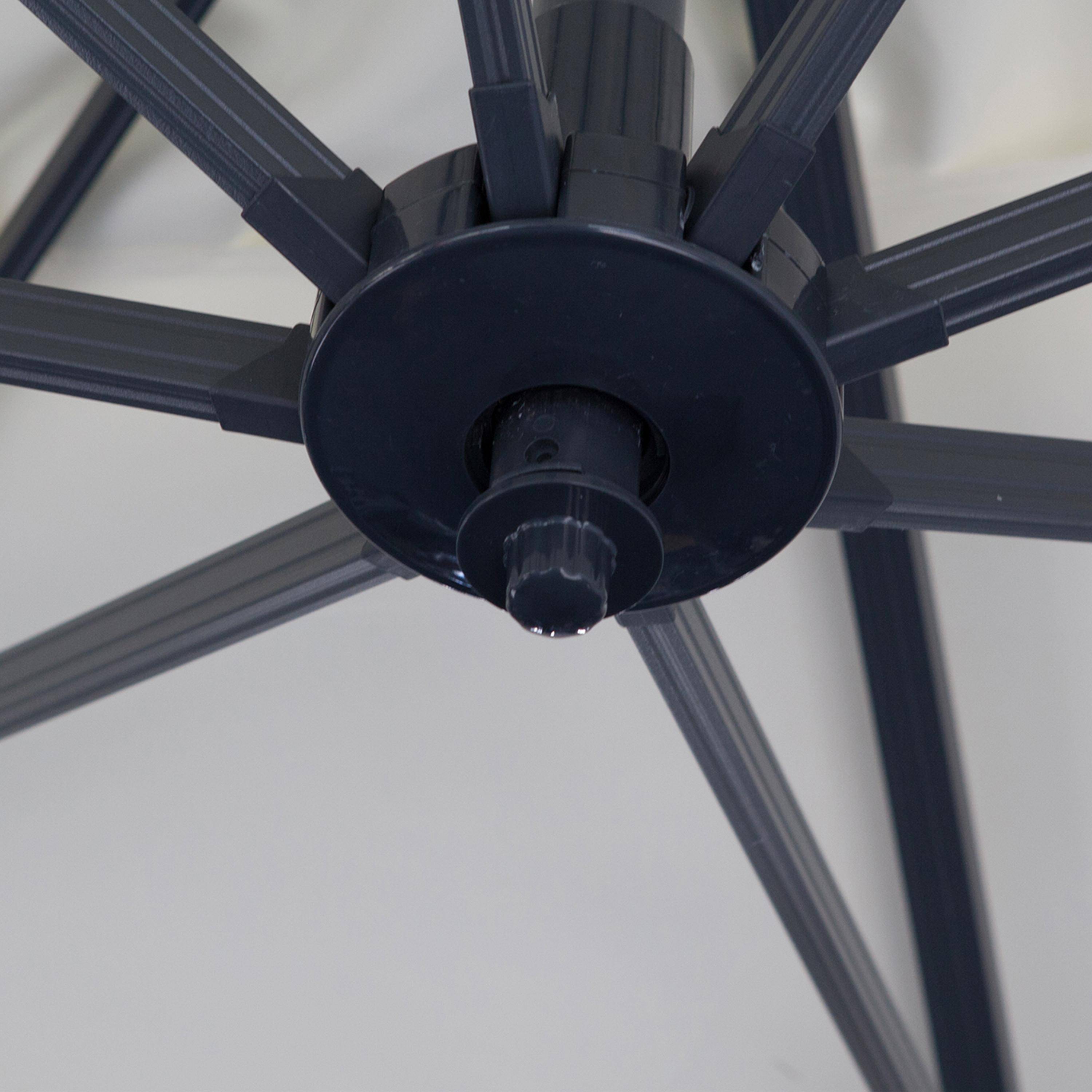 Lampe LED - Noir -  Pour parasol mât central, et déporté sweeek Photo3