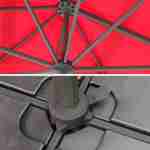 Square cantilever parasol 3x3m - Falgos - Red Photo7
