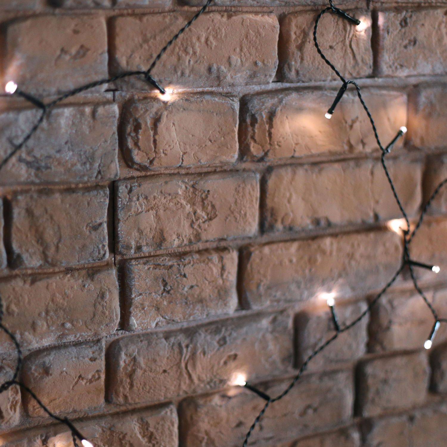 Guirlande lumineuse extérieure de Noël avec fonction timer, 10m de long, 100 LED blanc chaud, 8 modes Photo2