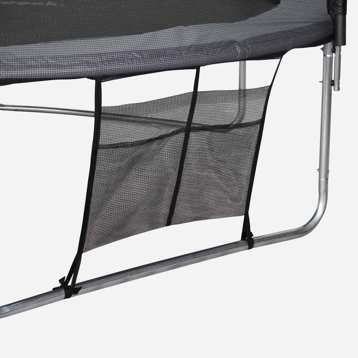 Trampoline MarsØ 305 cm, veiligheidsnet, ladder, dekzeil, verankeringskit en opbergnet voor schoenen Photo5