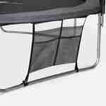Trampolim de 305 cm, cama elastica suporta até 100 kg . Inclui: escada + cobertura de proteção + bolsa para sapatos + kit de fixação  - Mars XXL Photo4