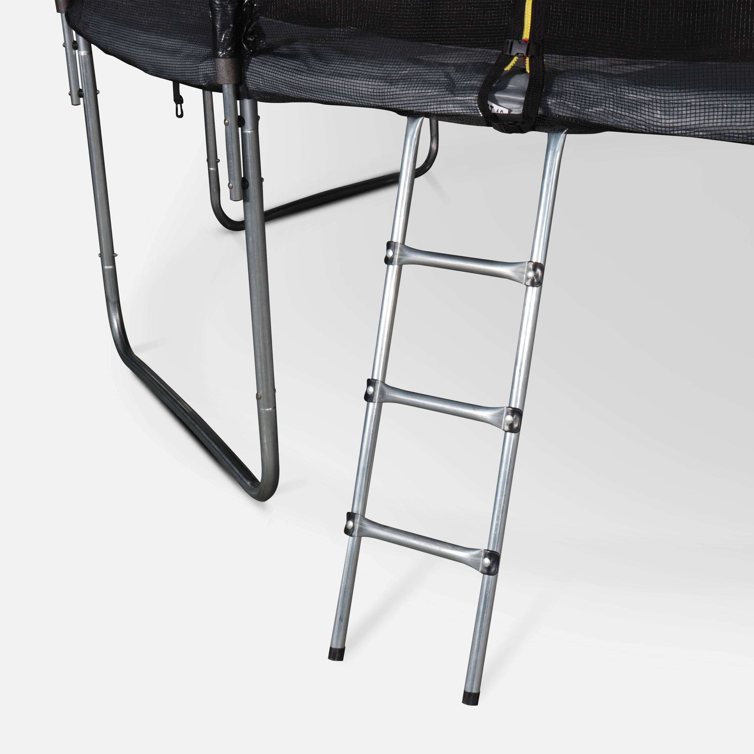 Trampolino 490cm con confezione di accessori Grigio - 484x484x90 cm,sweeek,Photo7