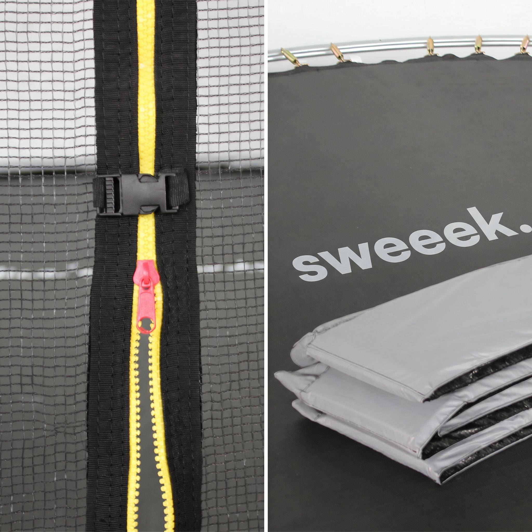 Trampolino 490cm con confezione di accessori Grigio - 484x484x90 cm Photo5