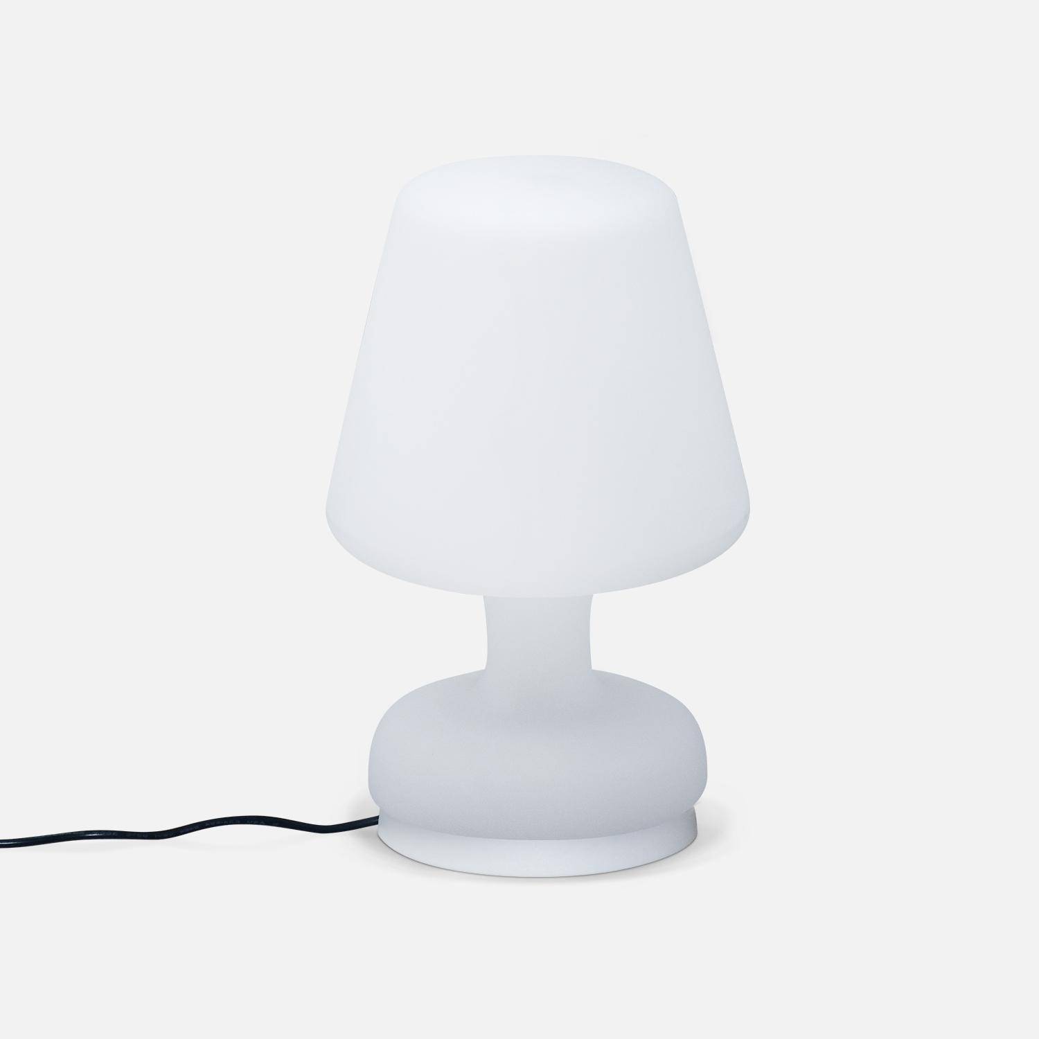 sweeek -Lampada da tavolo a LED 26cm - Lampada da tavolo decorativa, Ø 16cm, ricarica senza fili Photo3