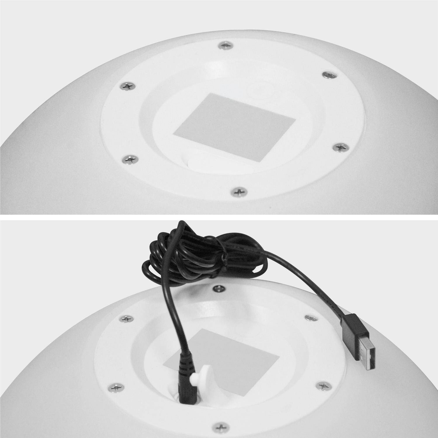 LED-Kugel 30cm - Dekorative Leuchtkugel, 16 Farben, Ø 30 cm Photo4