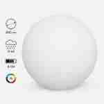 Sphère LED 30cm de diamètre Photo1